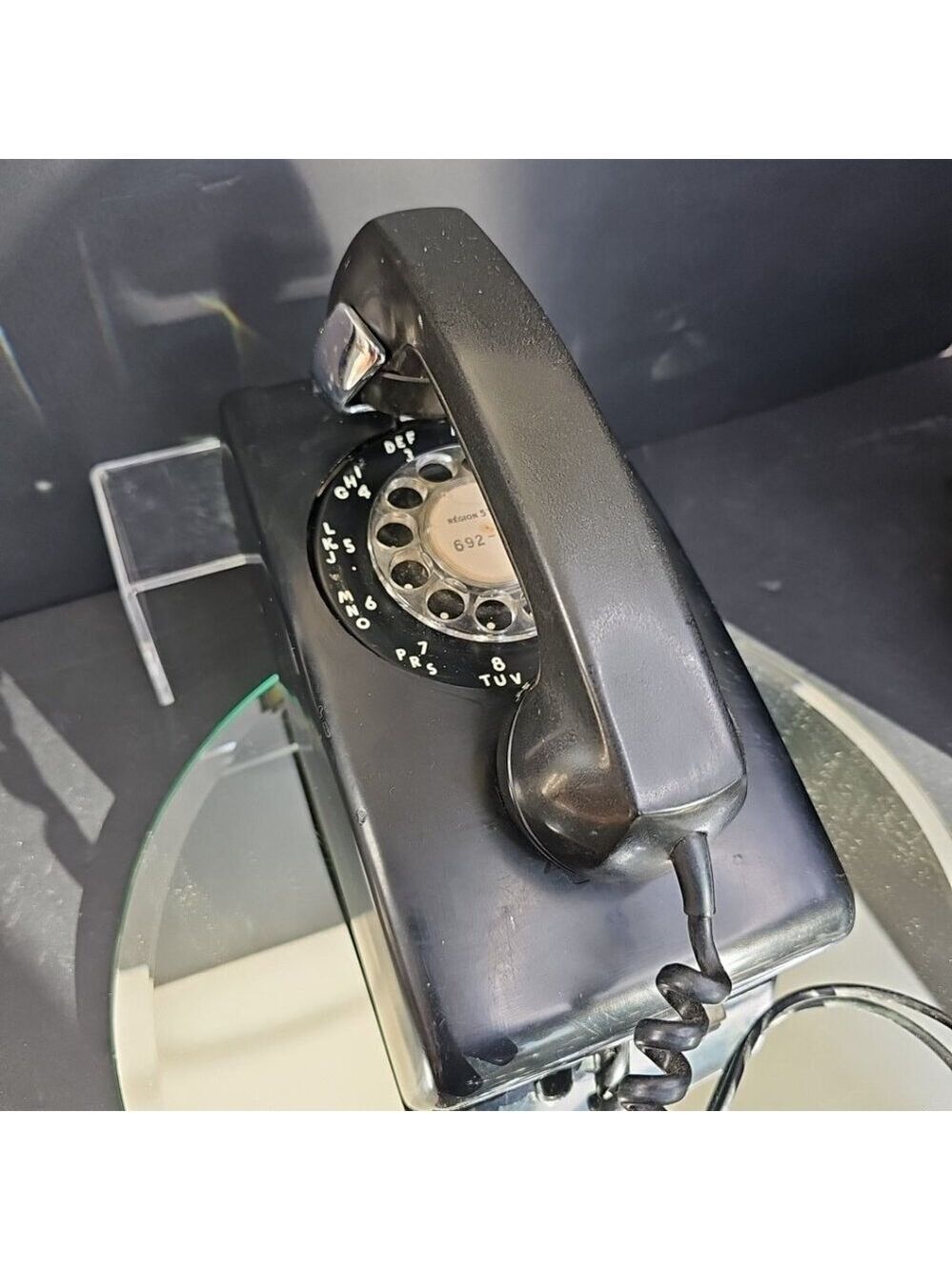 Northern Electric Rotary 1961 Wall Telephone #554 With Cord, Untested, Canada